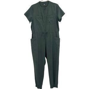NNH Never Not Hustling women’s jumpsuit green large